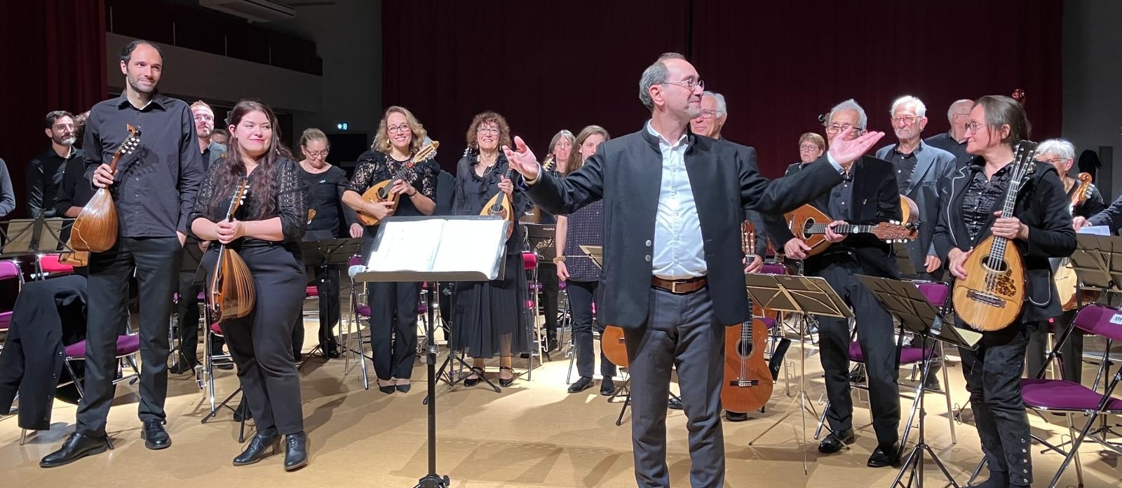 Orchestra performing