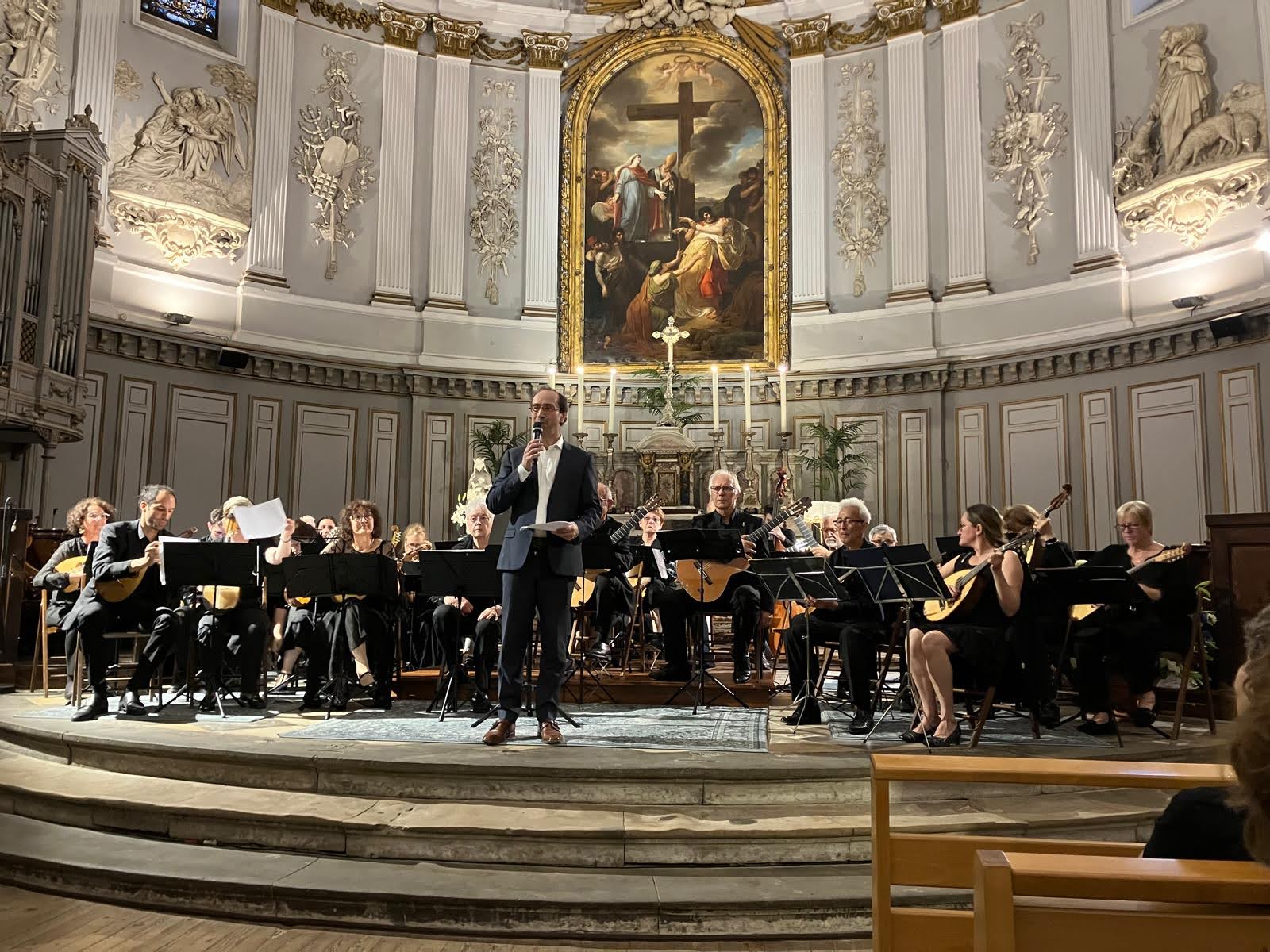 Orchestra performing